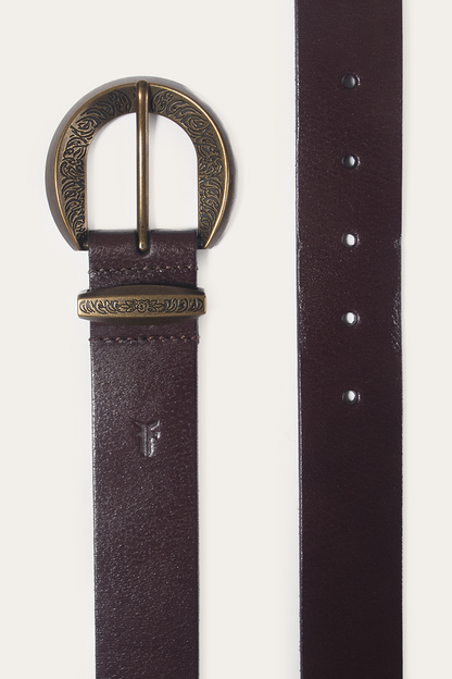 35mm Engraved Buckle Belt