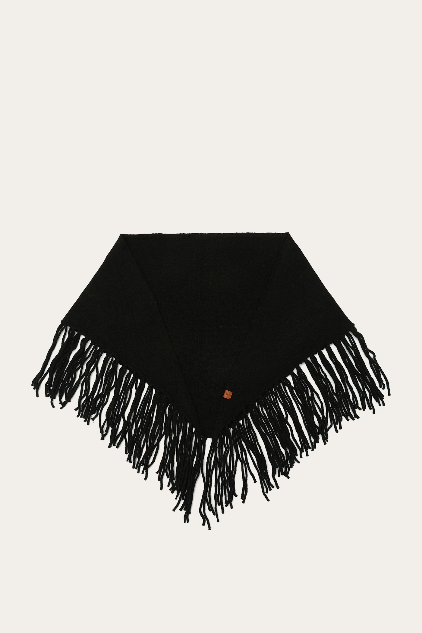Long Fringe Triangle Scarf