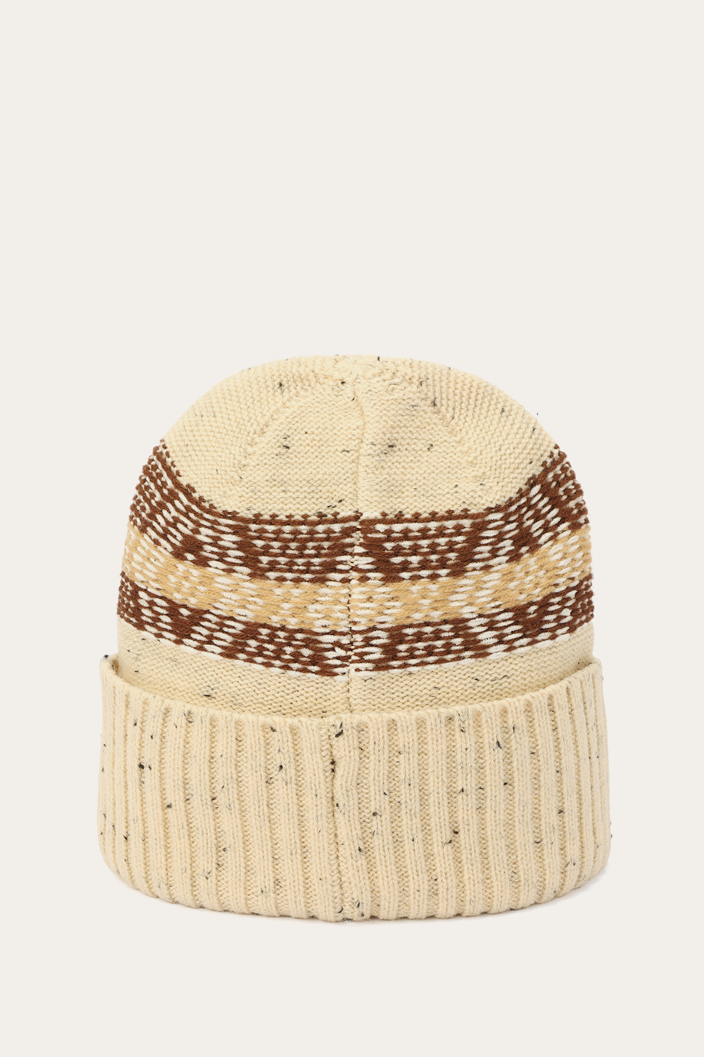 Tweed Fair Isle Cuff Hat