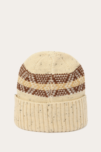 Tweed Fair Isle Cuff Hat