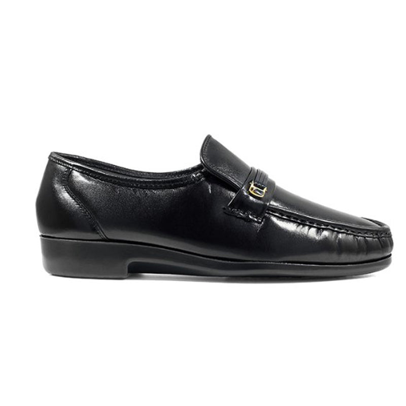 Florsheim Riva Moc Toe Bit Loafer - Black