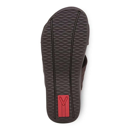 Mens Vionic Mtide Slide in Chocolate — image 7