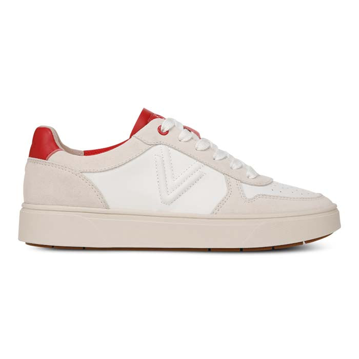 Womens Vionic Kimmie Court in Cream/Red — image 3