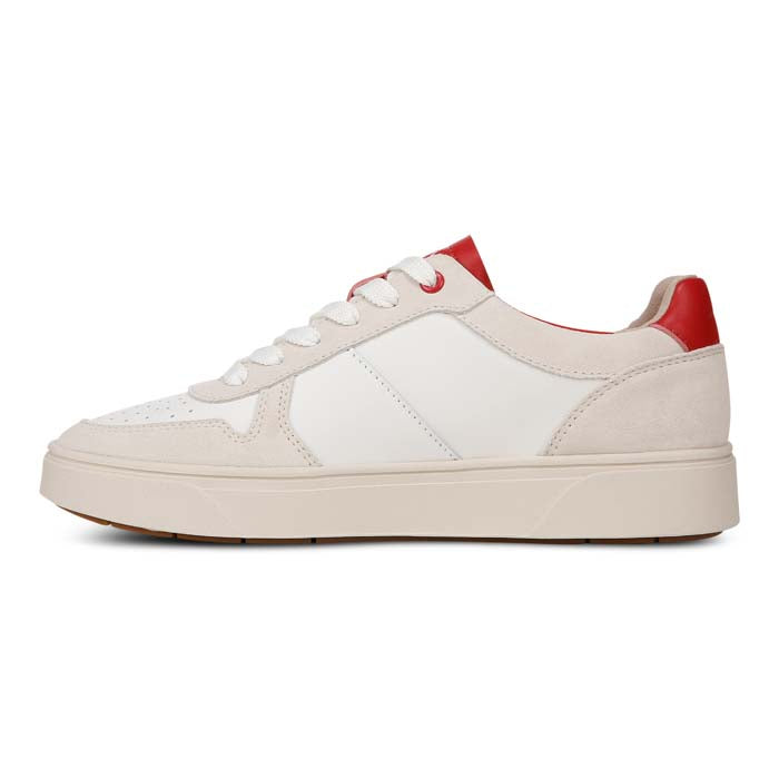 Womens Vionic Kimmie Court in Cream/Red — image 4