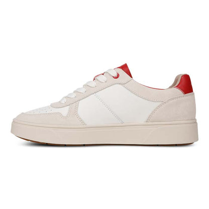Womens Vionic Kimmie Court in Cream/Red — image 4