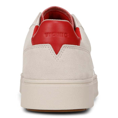 Womens Vionic Kimmie Court in Cream/Red — image 6
