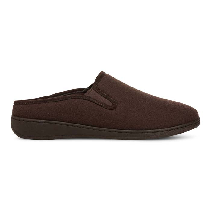 Mens Vionic Unwind Plaid in Chocolate Ganache — image 3