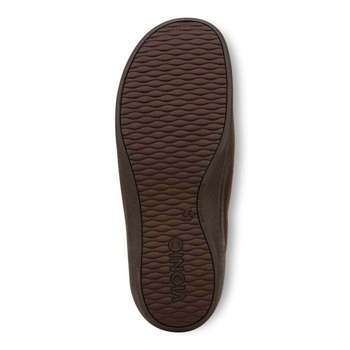 Mens Vionic Unwind Plaid in Chocolate Ganache — image 7