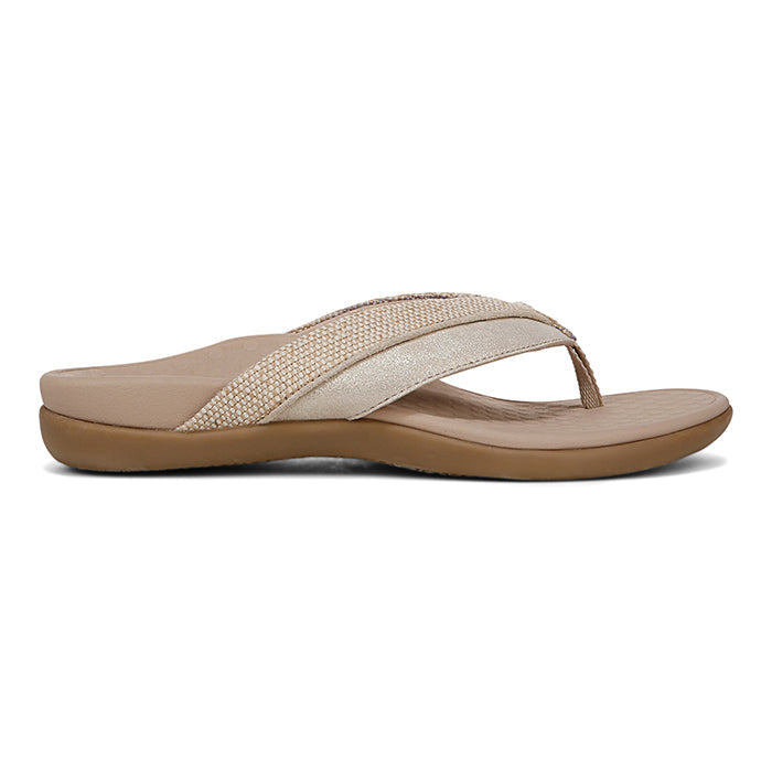 Womens Vionic Shore in Natural/Gold — image 3
