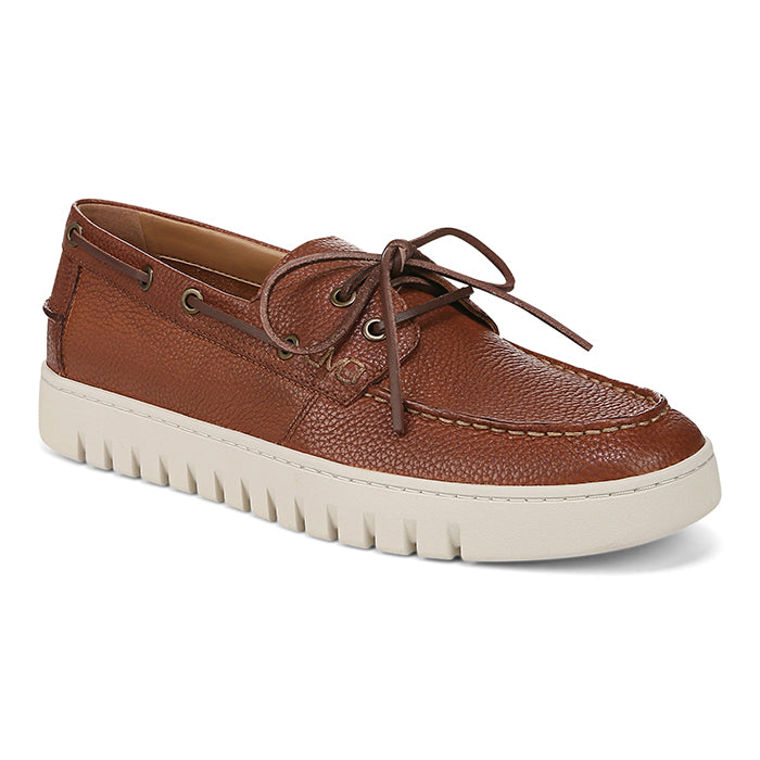 Mens Vionic Uptown Boat in Tan — image 1