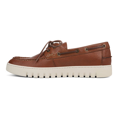 Mens Vionic Uptown Boat in Tan — image 4