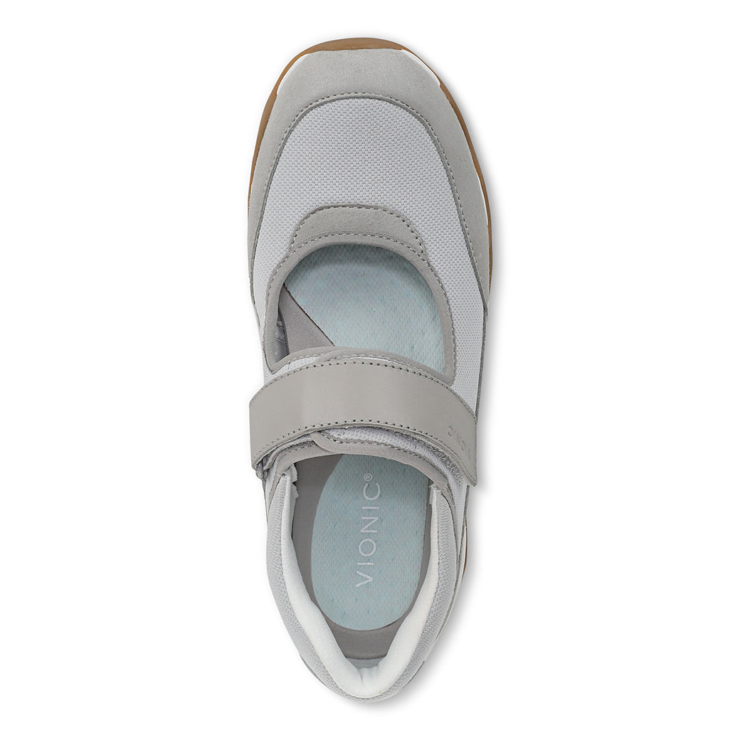 Womens Vionic Walk Slim Giselle in Vapor Grey/Silver — image 2