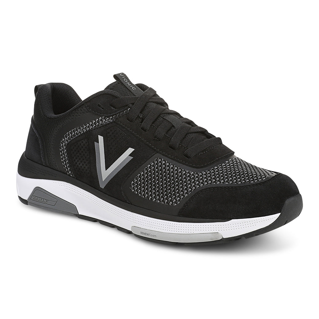 Mens Vionic Walk Strider Knit in Black — image 1
