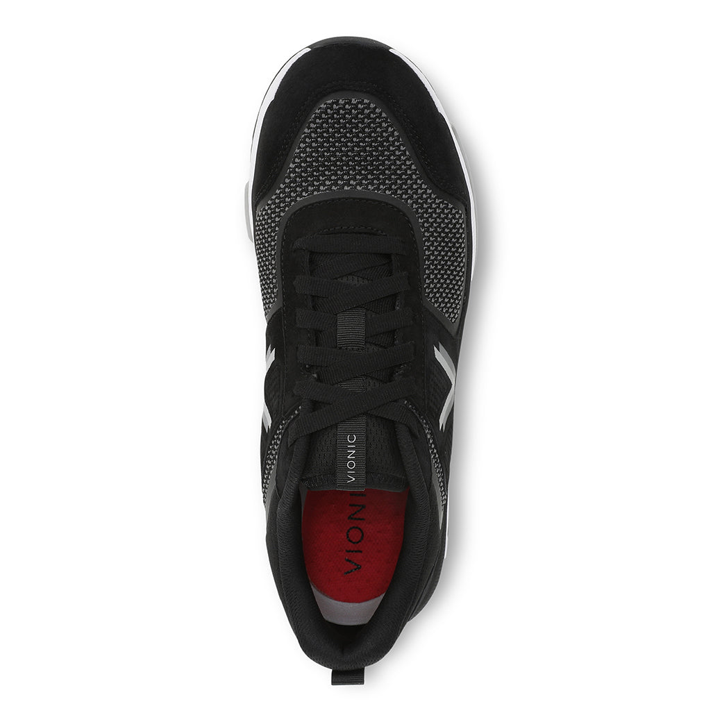 Mens Vionic Walk Strider Knit in Black — image 2