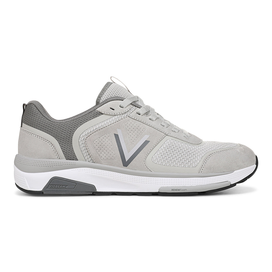 Mens Vionic Walk Strider Knit in Paloma Grey — image 3