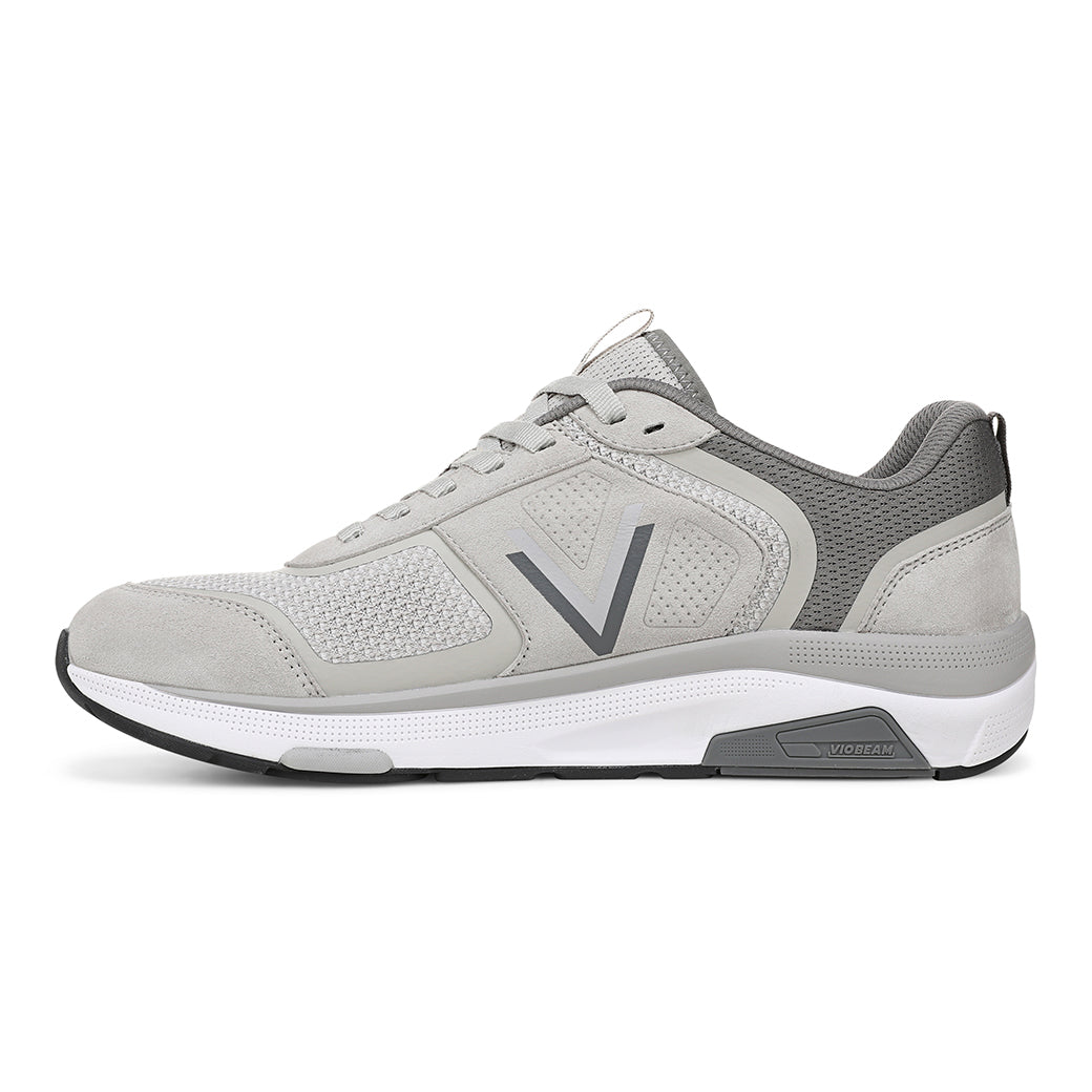 Mens Vionic Walk Strider Knit in Paloma Grey — image 4