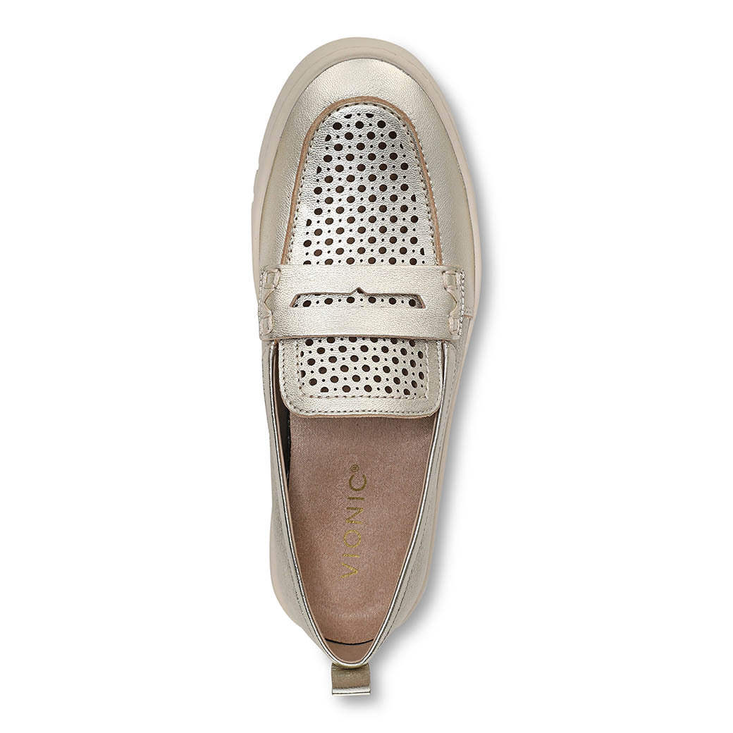 Womens Vionic Uptown Perf in Gold — image 2