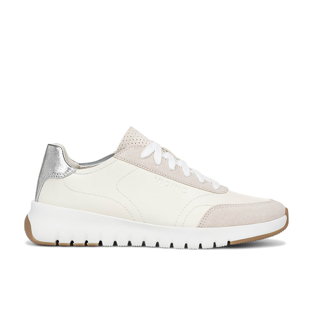 Womens Vionic Uptown Sneaker in Ivory/Silver — image 3