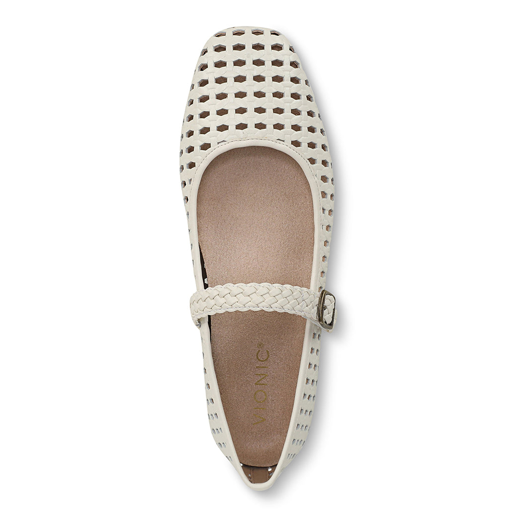 Womens Vionic Alameda Woven in Ivory — image 2