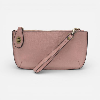 Mini Crossbody Wristlet Clutch Pink Sand