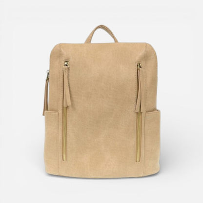 Raegan Double Zip Backpack Buff