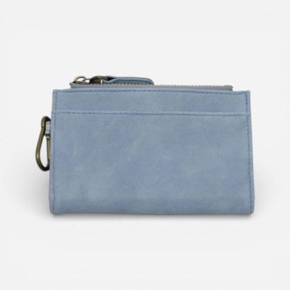 Bobbie Bifold Wallet With Carabiner Sky Blue