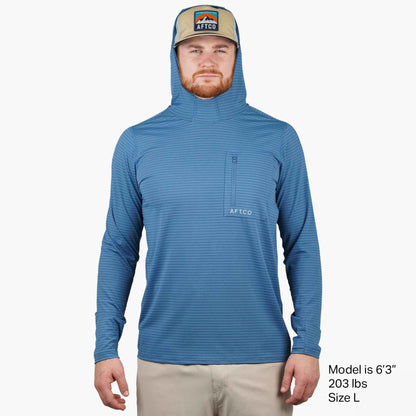 Channel Hooded Performance Shirt
