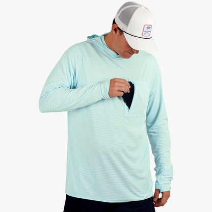 Channel Hooded Performance Shirt