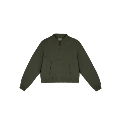 Women's Mist Bomber Jacket - Dark Moss