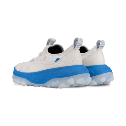Women's Motu Sneaker - Off-White/Vessi Blue