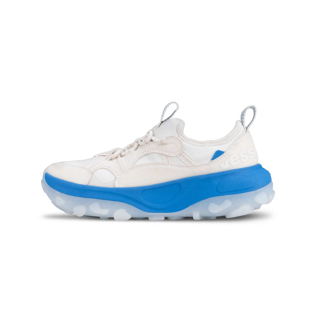 Women's Motu Sneaker - Off-White/Vessi Blue