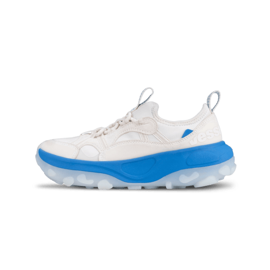 Women's Motu Sneaker - Off-White/Vessi Blue