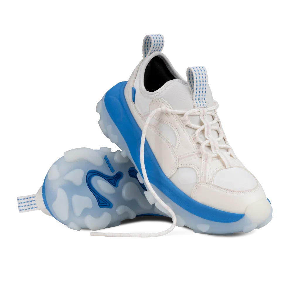 Women's Motu Sneaker - Off-White/Vessi Blue