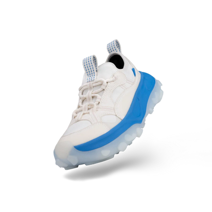 Women's Motu Sneaker - Off-White/Vessi Blue