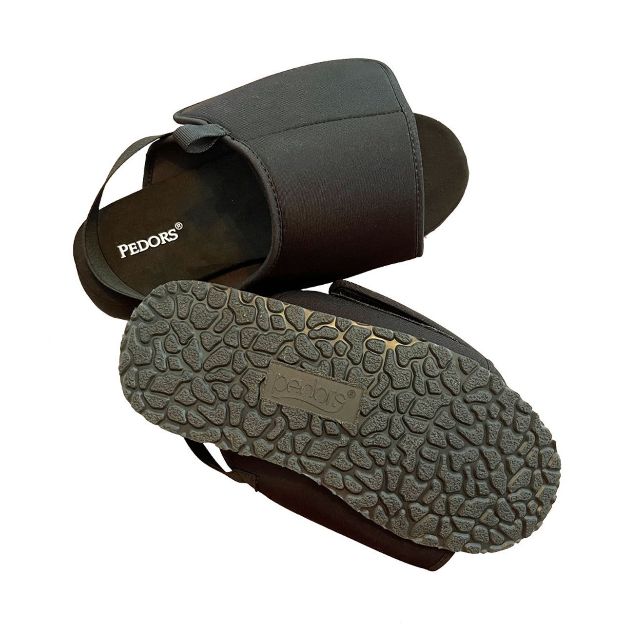 Pedors Classic MAX Wrap Sandals For Lymphedema Black (WRX600) (PAIR) — image 4