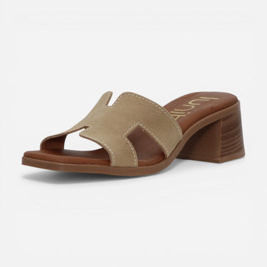 Parker Teak Suede