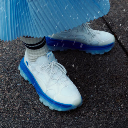 Women's Motu Sneaker - Off-White/Vessi Blue