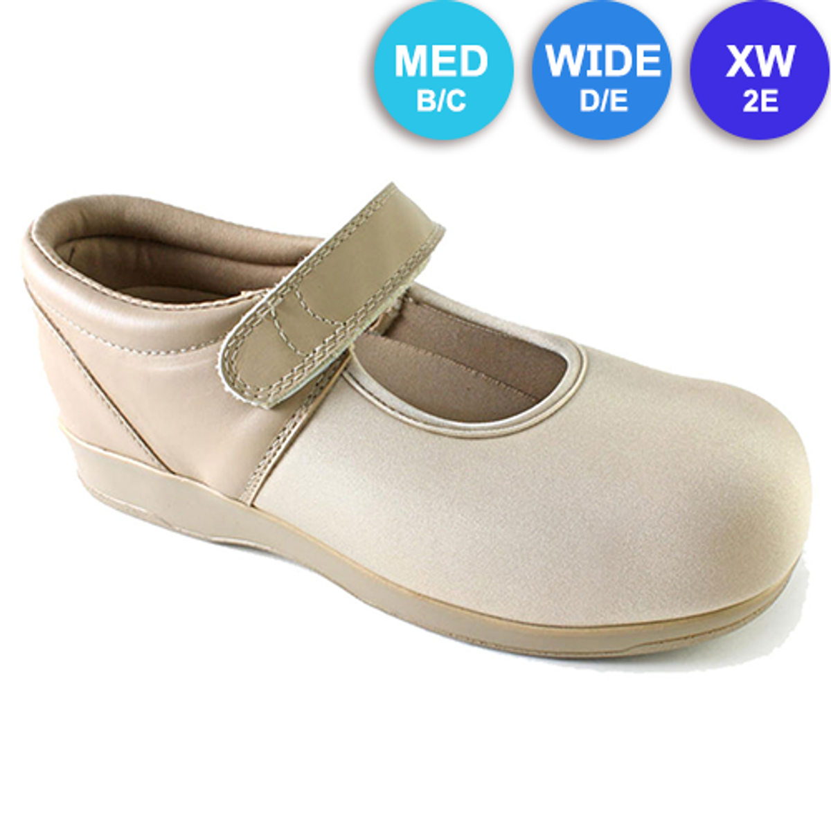 Pedors® Mary Jane Beige (501) (PAIR) — image 1