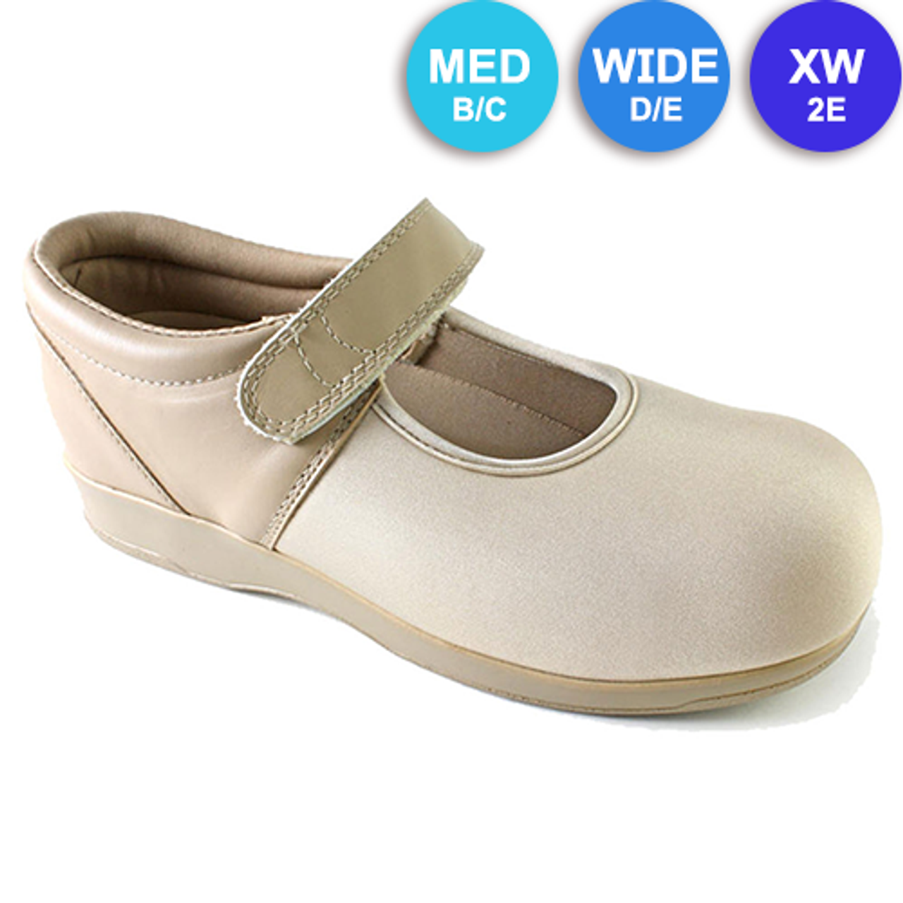Pedors® Mary Jane Beige (501) (PAIR) — image 1
