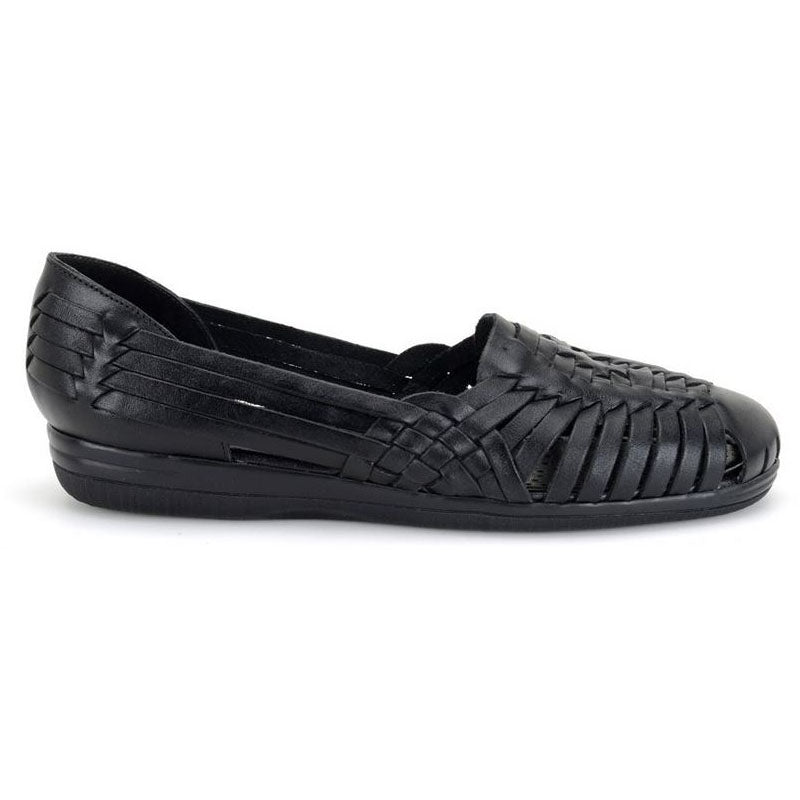 Softspots Trinidad Huarache Flats in Black