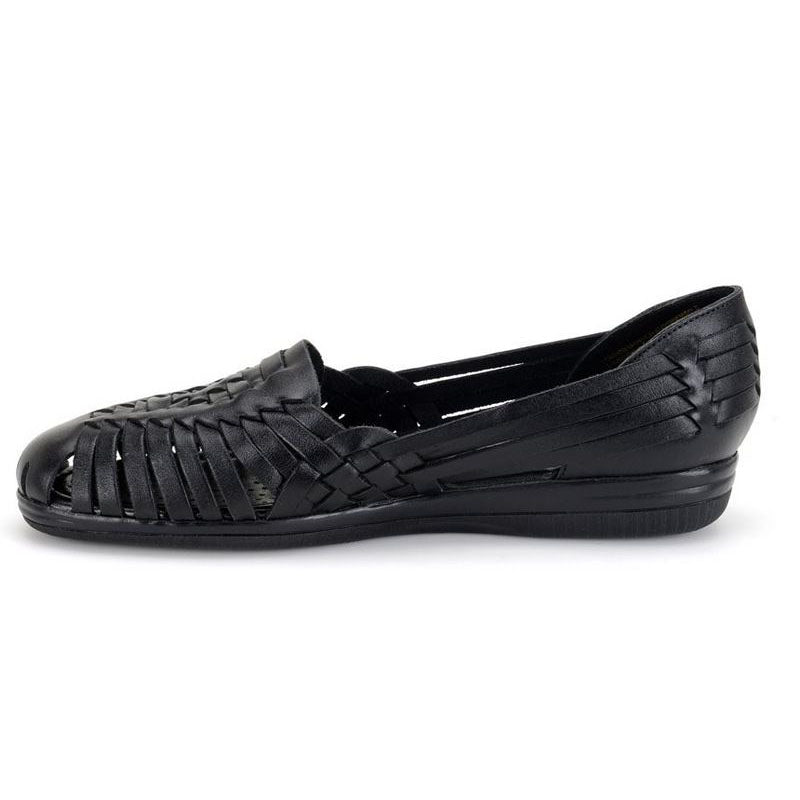 Softspots Trinidad Huarache Flats in Black