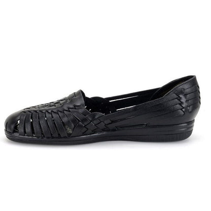 Softspots Trinidad Huarache Flats in Black