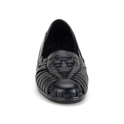 Softspots Trinidad Huarache Flats in Black