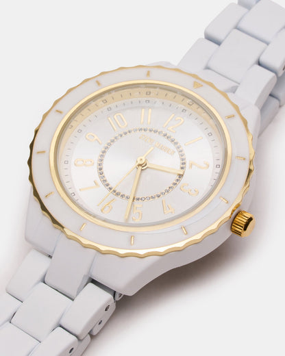 WOMEN'S STAINLESS STEEL WATCH WHITE