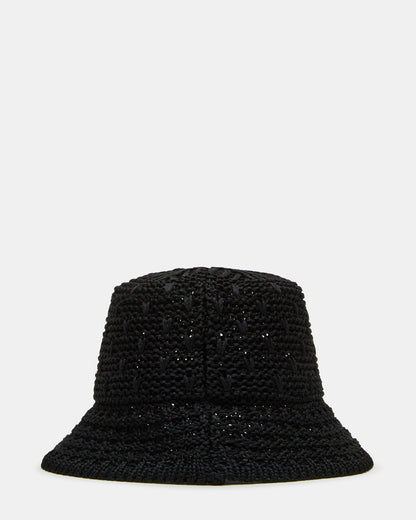 BREEZY STRAW HAT BLACK