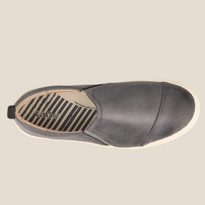 Taos Twin Gore Lux Slip On in Steel - Women's