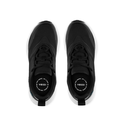 Women's Tidal Sneaker - Black on White