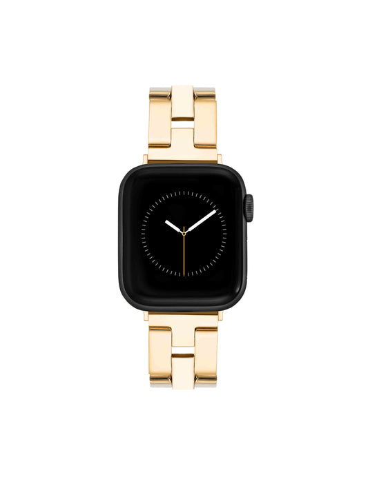 Polished Metal Link Bracelet  Band for Apple Watch®