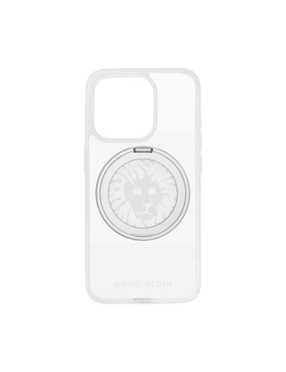 Protective Plastic Case with Rotating Ring for iPhone® 15 Pro Max