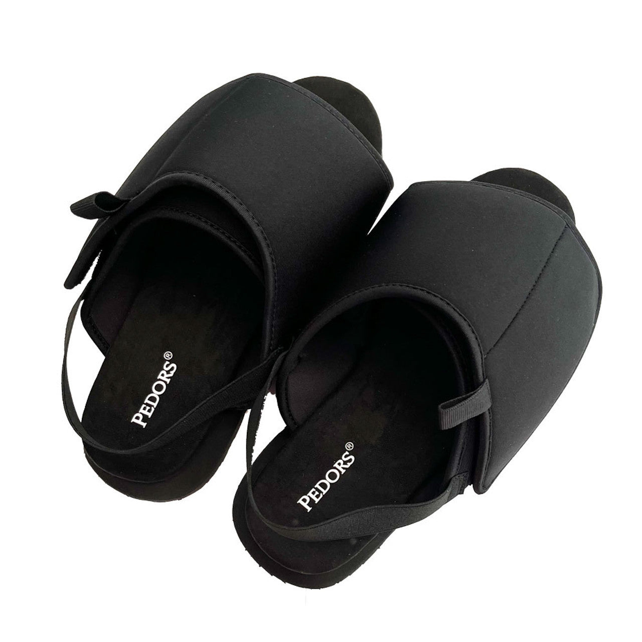 Pedors Classic MAX Wrap Sandals For Lymphedema Black (WRX600) (PAIR) — image 5